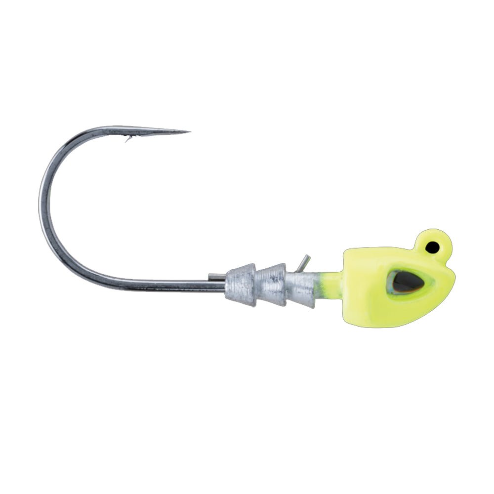 Berkley Fusion19 Swimbait Jighead - 1/0 - 1/8oz - Chartreuse [1504408] - Houseboatparts.com