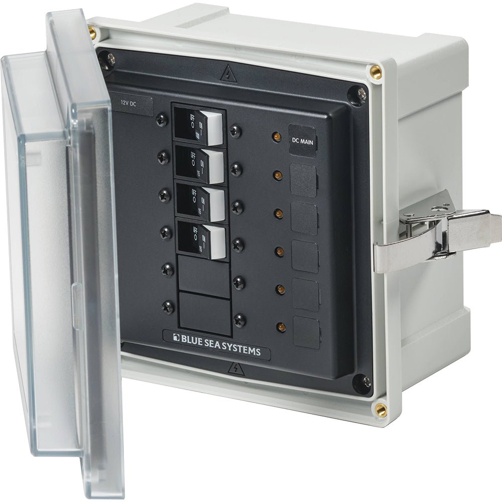 Blue Sea 3135 - SMS Panel Enclosure w/UL Main 3 Branch (12/24V) - 12/24V DC [3135] - Houseboatparts.com