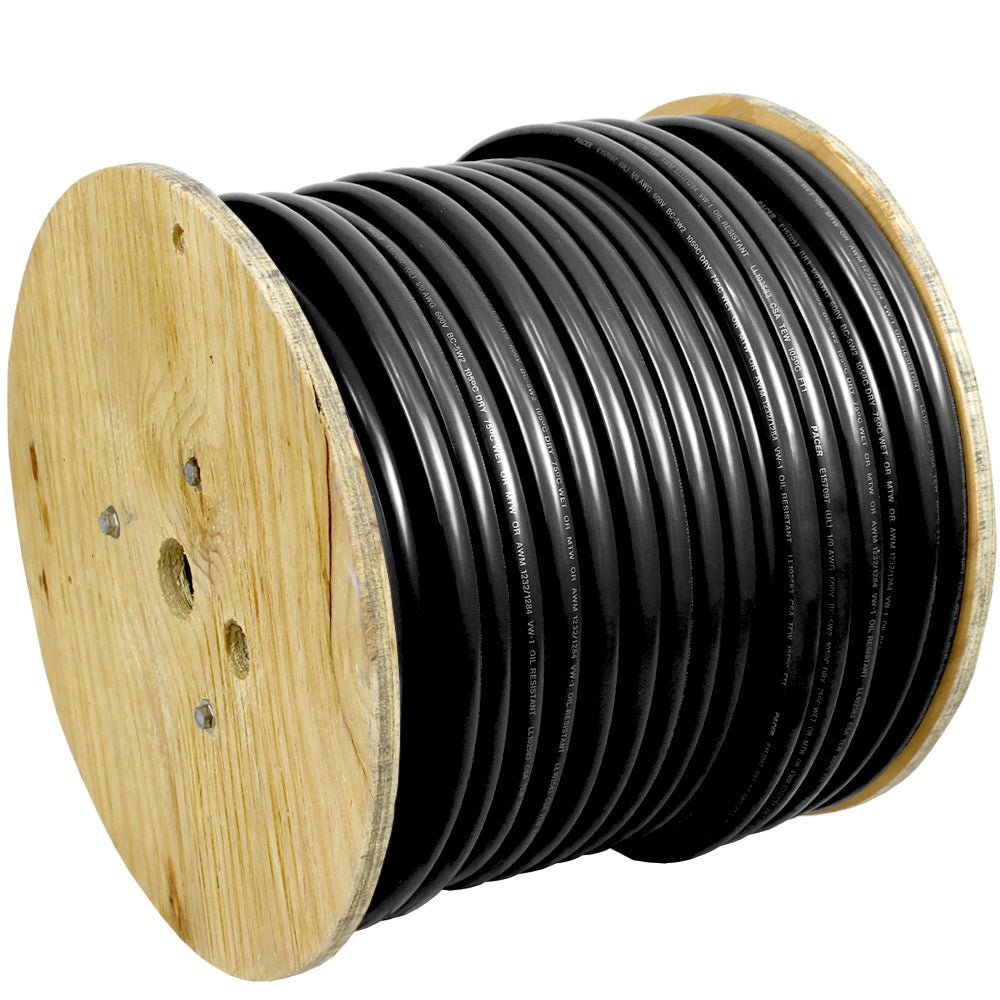 Pacer Black 6 AWG Battery Cable - 250 [WUL6BK-250] - Houseboatparts.com