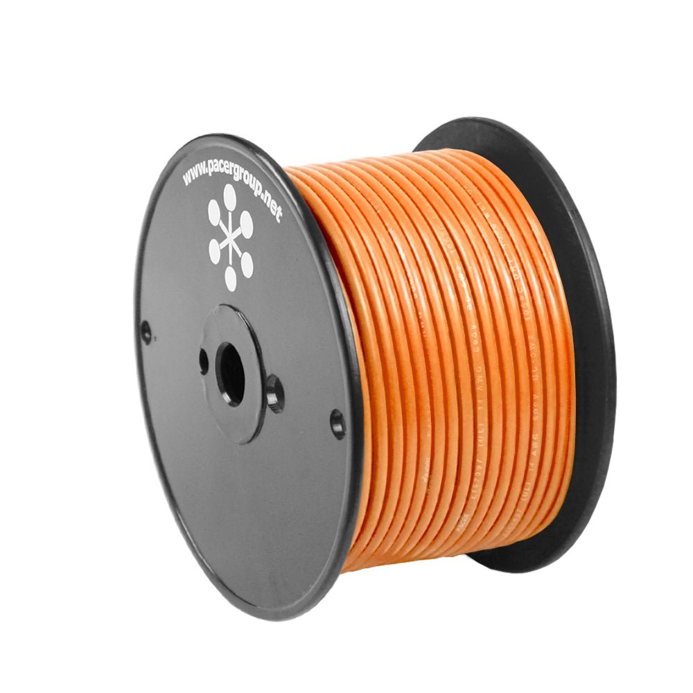 Pacer Orange 18 AWG Primary Wire - 100 [WUL18OR-100] - Houseboatparts.com