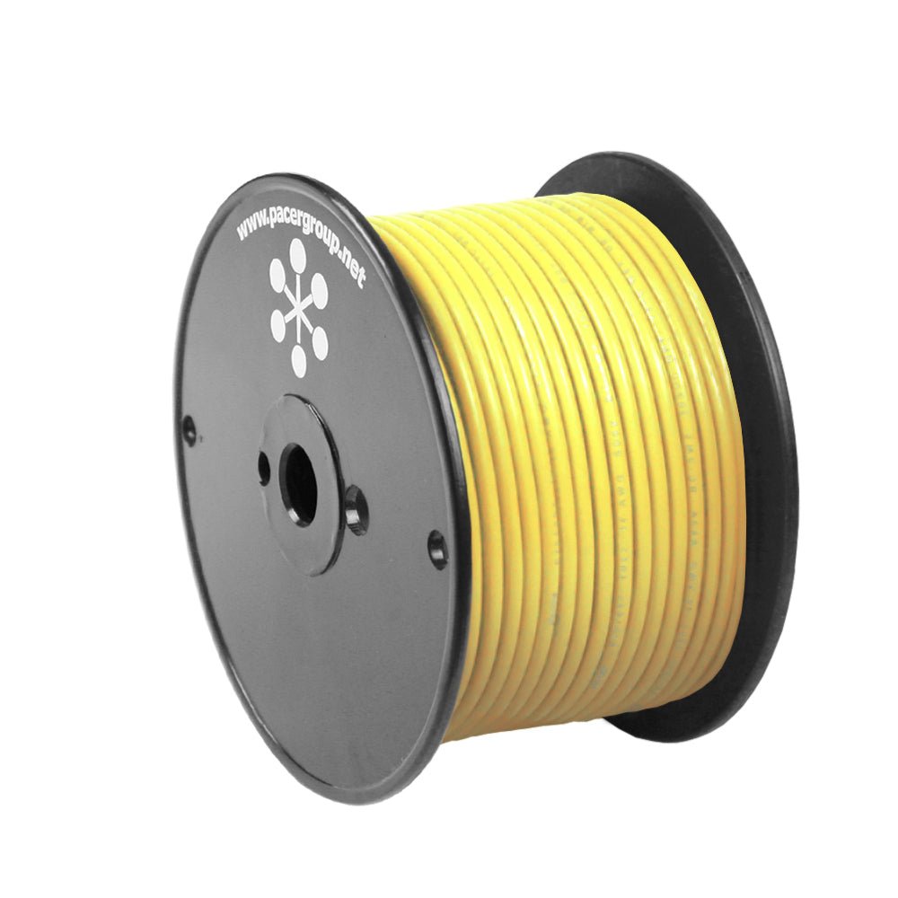 Pacer Yellow 18 AWG Primary Wire - 100 [WUL18YL-100] - Houseboatparts.com