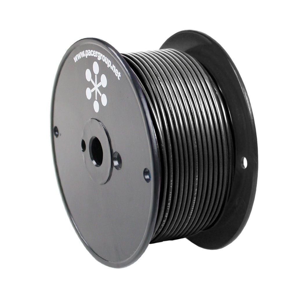 Pacer Black 18 AWG Primary Wire - 250 [WUL18BK-250] - Houseboatparts.com