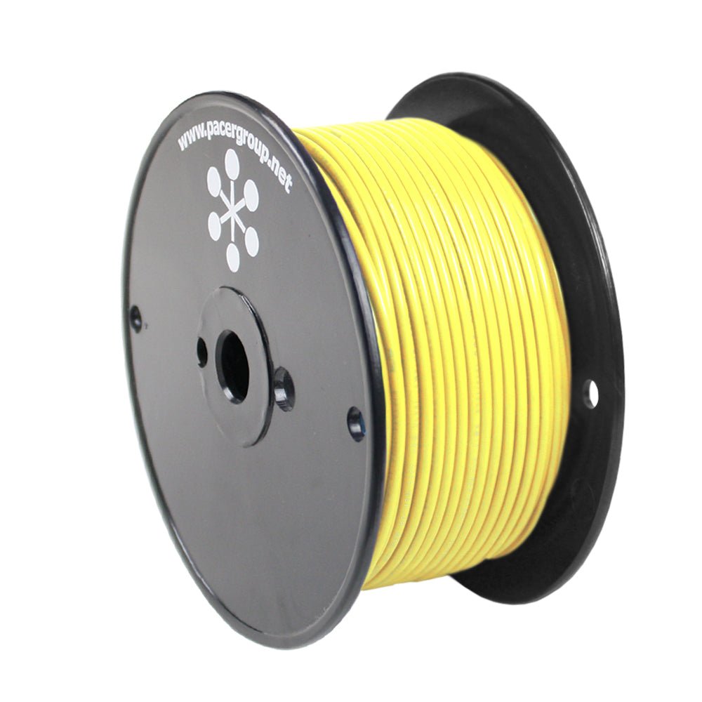 Pacer Yellow 18 AWG Primary Wire - 250 [WUL18YL-250] - Houseboatparts.com