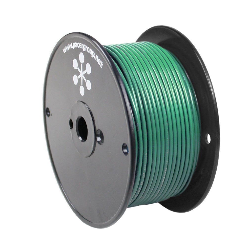 Pacer Green 18 AWG Primary Wire - 250 [WUL18GN-250] - Houseboatparts.com