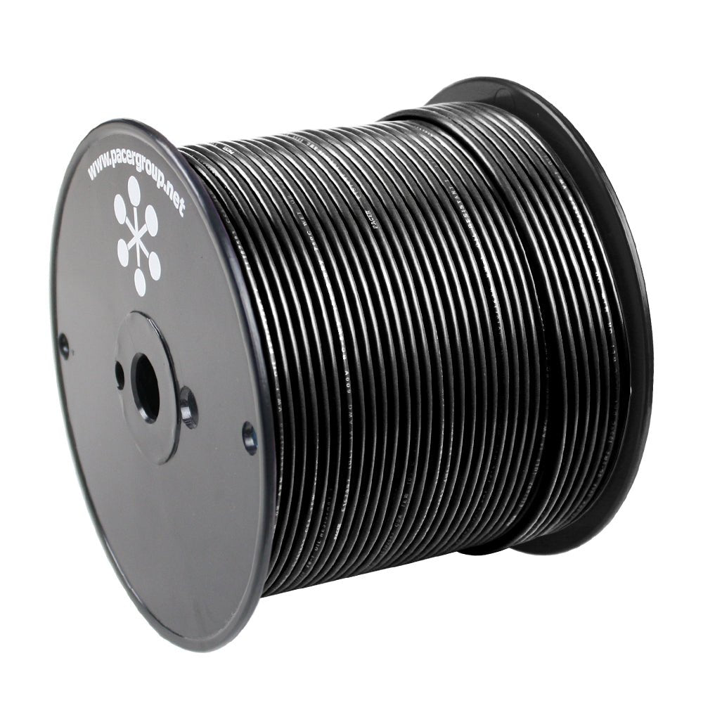 Pacer Black 18 AWG Primary Wire - 500 [WUL18BK-500] - Houseboatparts.com