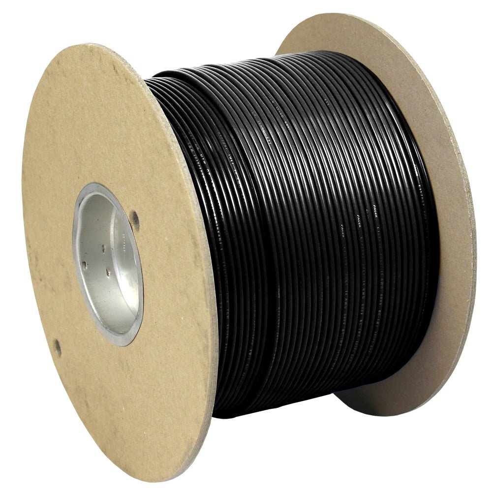 Pacer Black 18 AWG Primary Wire - 1,000 [WUL18BK-1000] - Houseboatparts.com