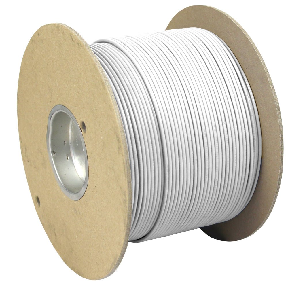 Pacer White 18 AWG Primary Wire - 1,000 [WUL18WH-1000] - Houseboatparts.com