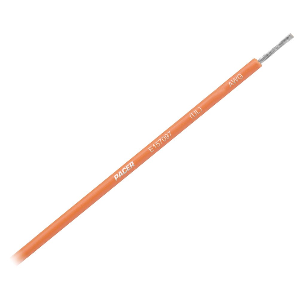 Pacer Orange 16 AWG Primary Wire - 25 [WUL16OR-25] - Houseboatparts.com