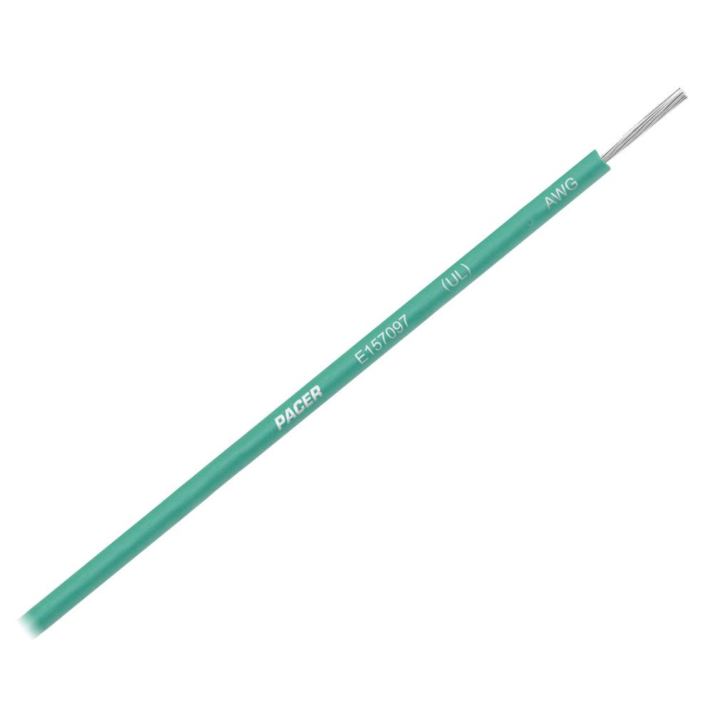 Pacer Green 16 AWG Primary Wire - 25 [WUL16GN-25] - Houseboatparts.com