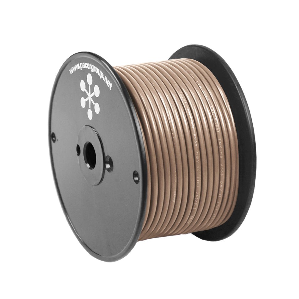 Pacer Tan 16 AWG Primary Wire - 100 [WUL16TN-100] - Houseboatparts.com