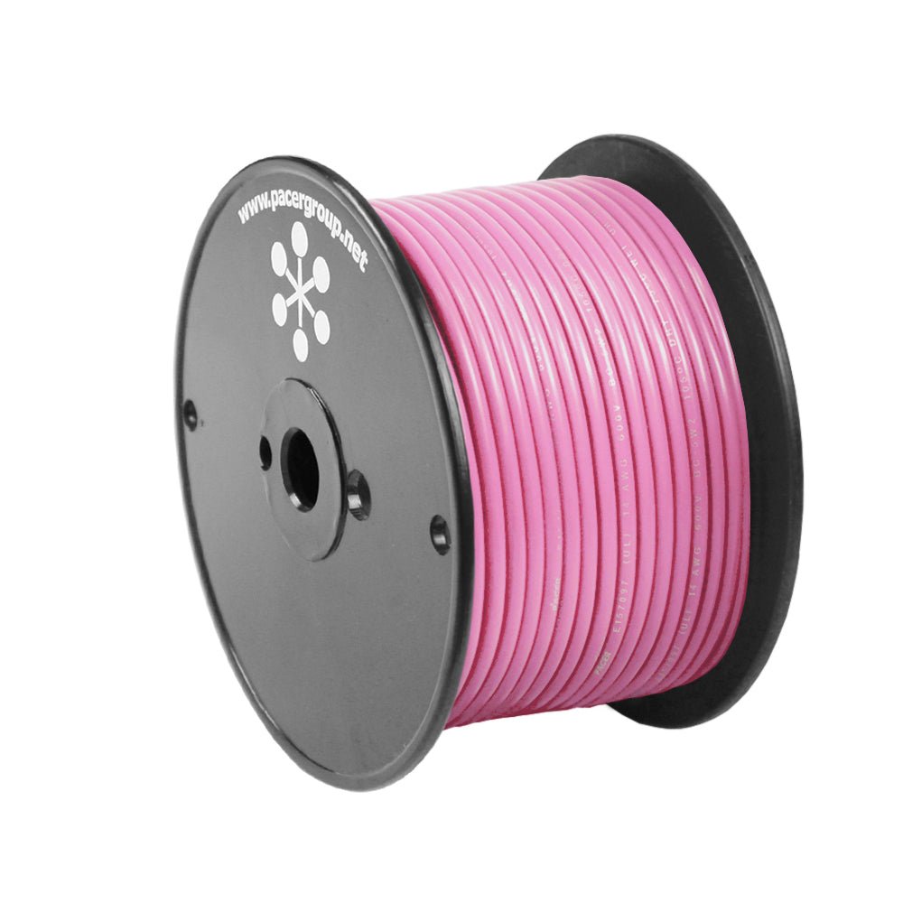 Pacer Pink 16 AWG Primary Wire - 100 [WUL16PK-100] - Houseboatparts.com