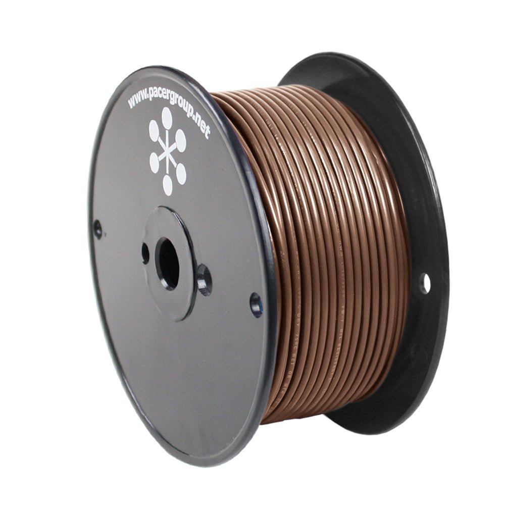 Pacer Brown 16 AWG Primary Wire - 250 [WUL16BR-250] - Houseboatparts.com