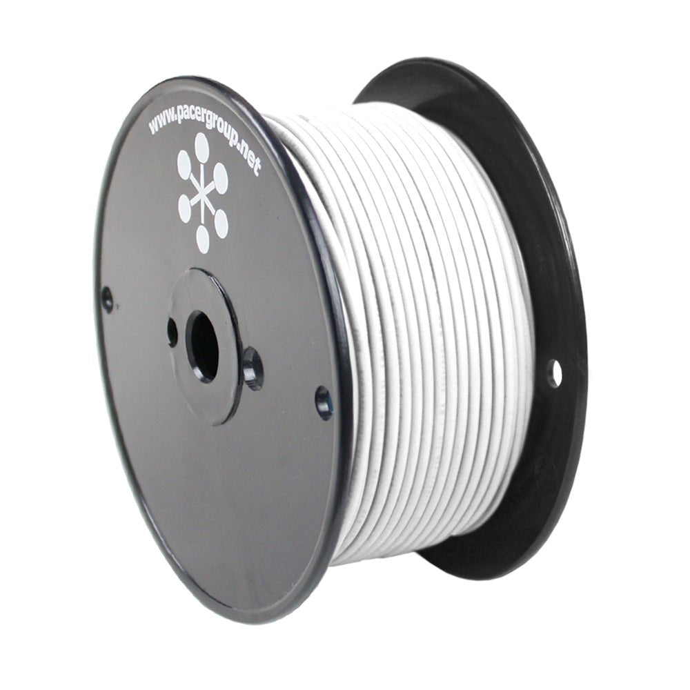 Pacer White 16 AWG Primary Wire - 250 [WUL16WH-250] - Houseboatparts.com