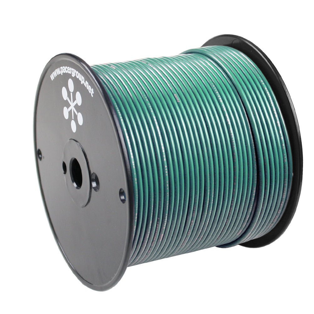 Pacer Green 14 AWG Primary Wire - 500 [WUL14GN-500] - Houseboatparts.com