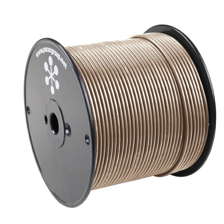 Pacer Tan 14 AWG Primary Wire - 500 [WUL14TN-500] - Houseboatparts.com