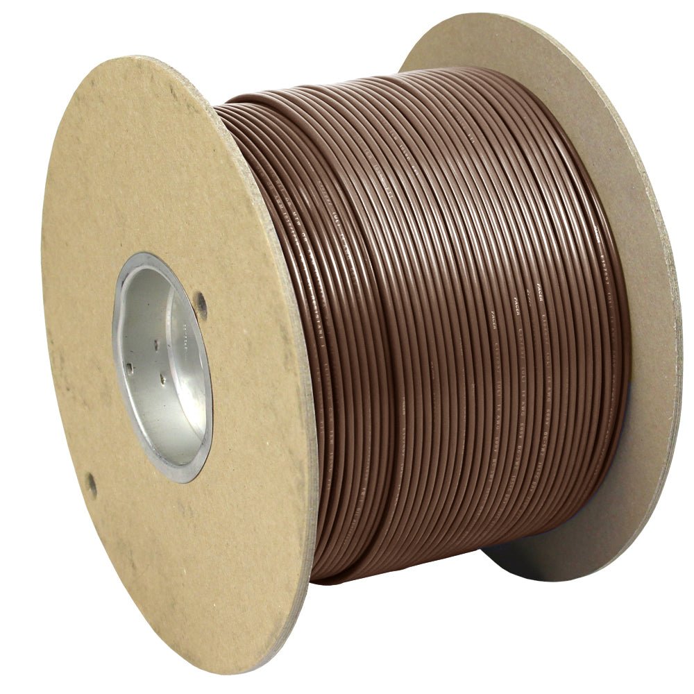 Pacer Brown 14 AWG Primary Wire - 1,000 [WUL14BR-1000] - Houseboatparts.com