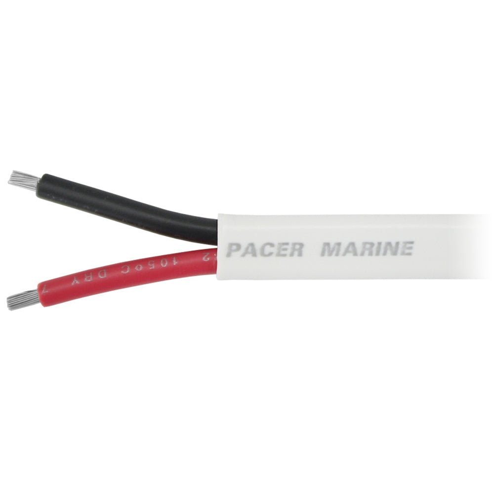 Pacer 18/2 AWG Duplex Cable - Flat Cable - Red/Black - 500' [W18/2DC - 500] - Houseboatparts.com