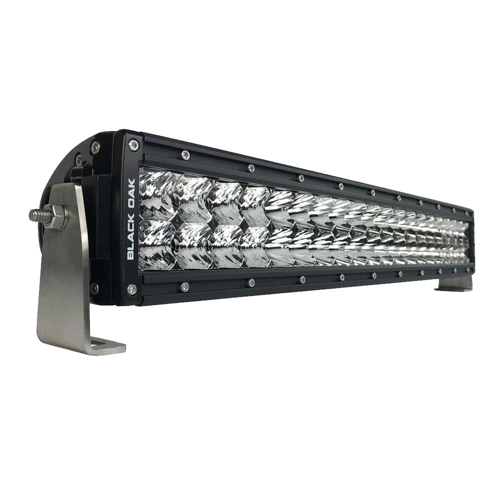 Black Oak Pro Series Curved Double Row Combo 20" Light Bar - Black [20CC-D5OS] - Houseboatparts.com