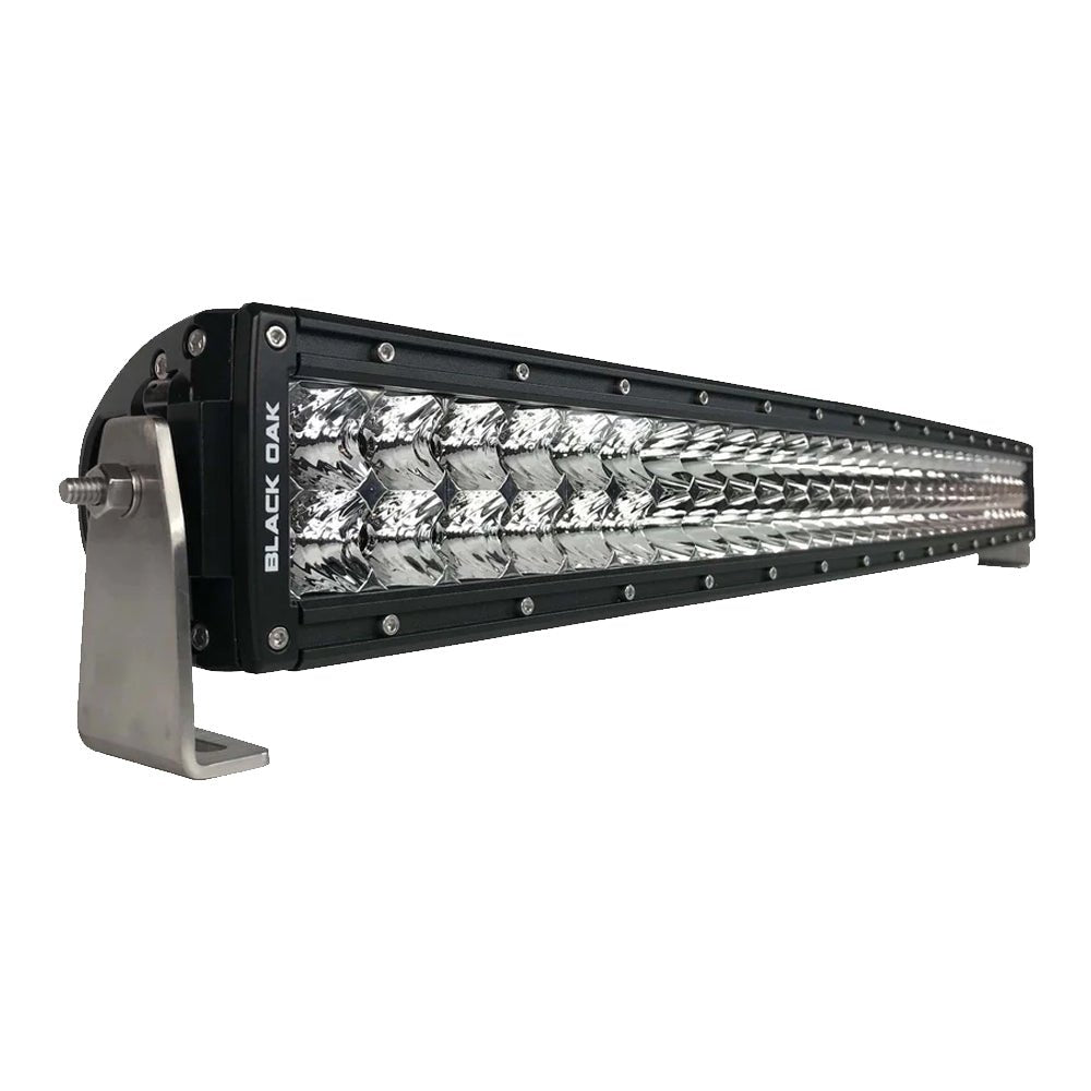 Black Oak Pro Series Curved Double Row Combo 30" Light Bar - Black [30CC-D5OS] - Houseboatparts.com