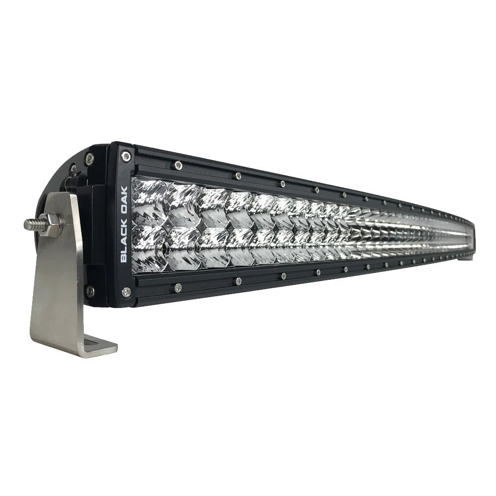 Black Oak Pro Series Curved Double Row Combo 50" Light Bar - Black [50CC-D5OS] - Houseboatparts.com