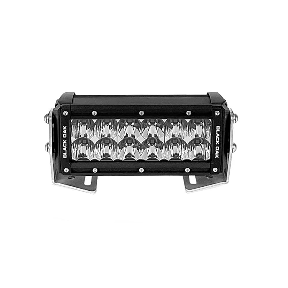Black Oak Pro Series 3.0 Double Row 6" LED Light Bar - Combo Optics - Black Housing [6C - D5OS] - Houseboatparts.com