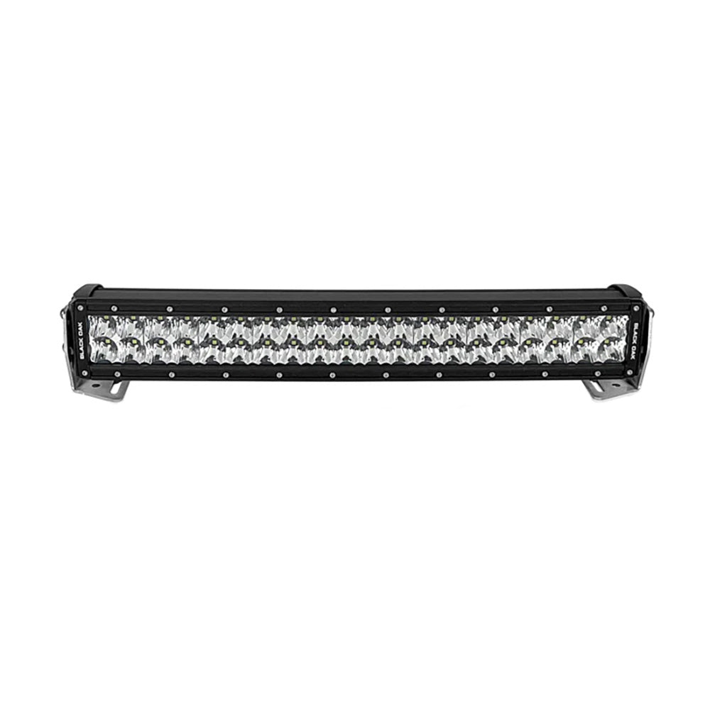 Black Oak Pro Series 3.0 Double Row 20" LED Light Bar - Combo Optics - Black Housing [20C - D5OS] - Houseboatparts.com