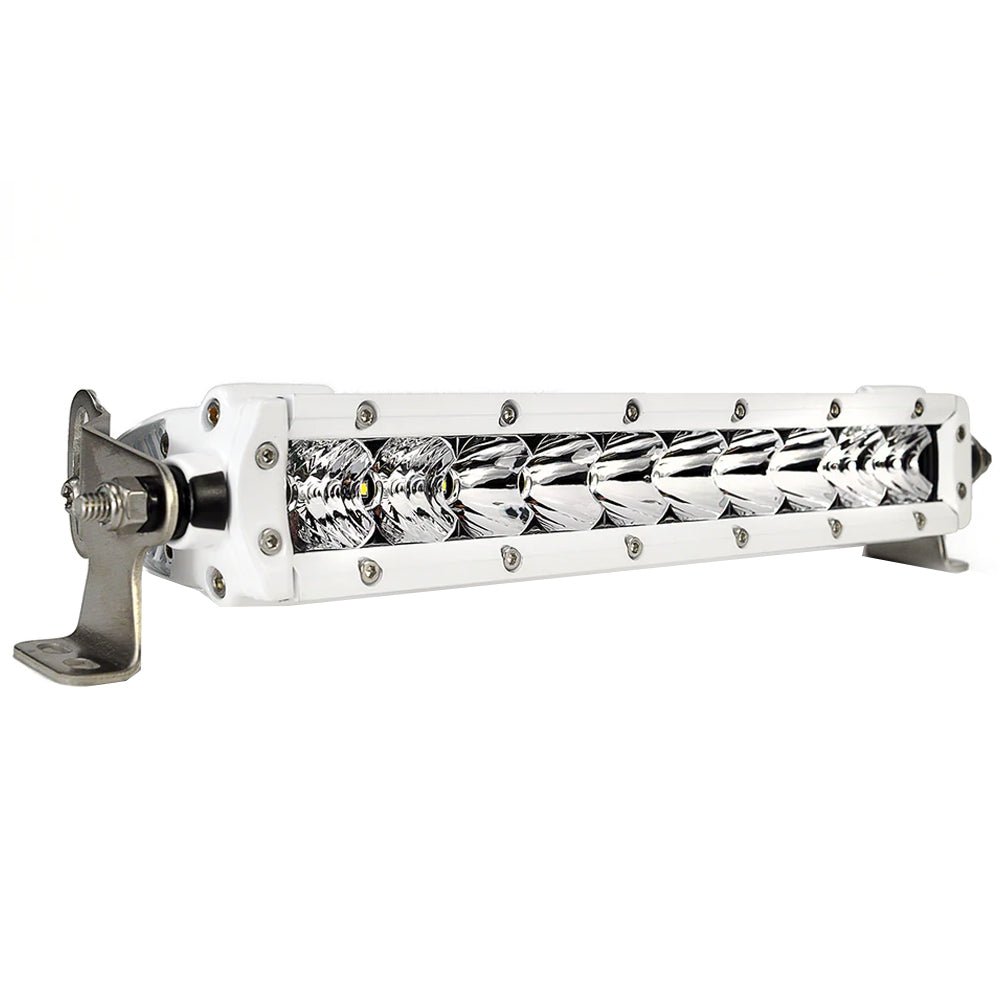 Black Oak Single Row Combo 10" Light Bar - White [10CM-S5OS] - Houseboatparts.com