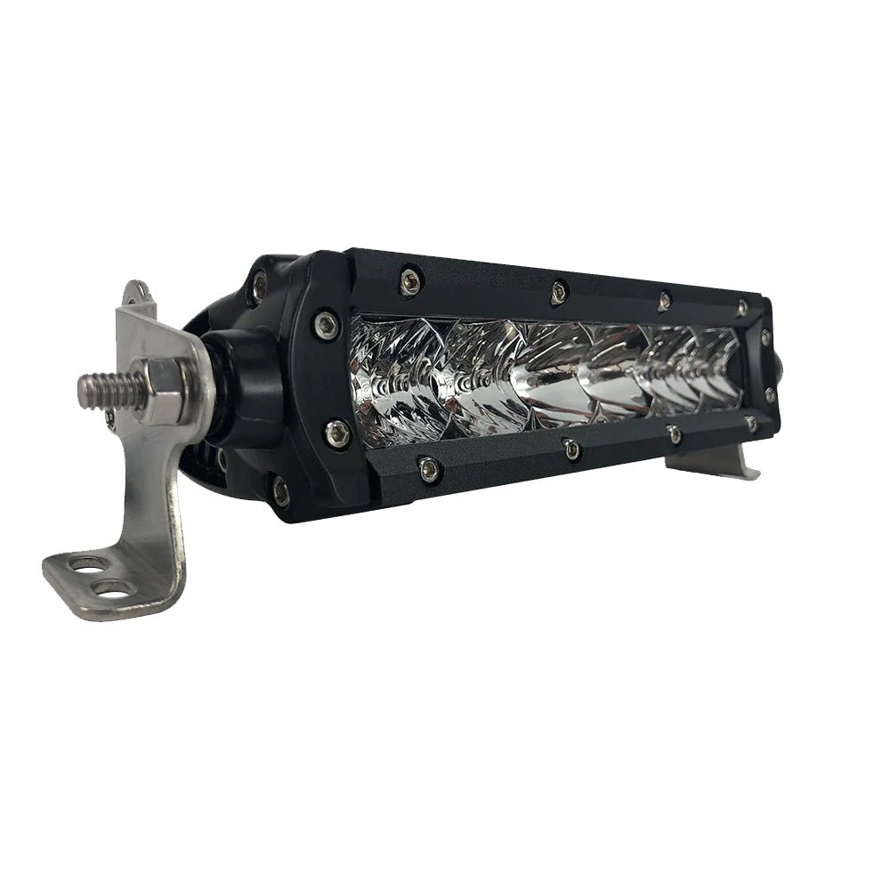 Black Oak Pro Series Single Row Combo 6" Light Bar - Black [6C-S5OS] - Houseboatparts.com