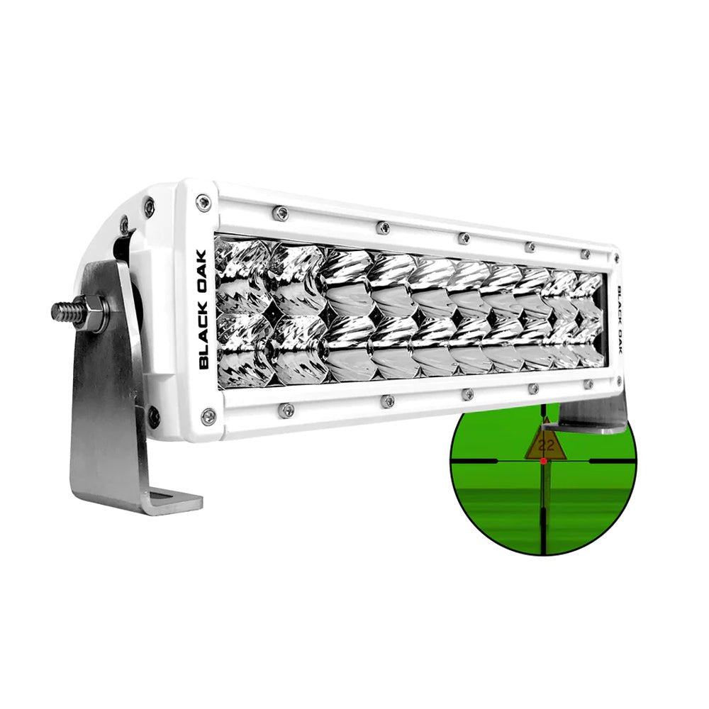 Black Oak Pro Series Double Row Combo Infrared 10" 850nm Light Bar - White [10MIR-850] - Houseboatparts.com