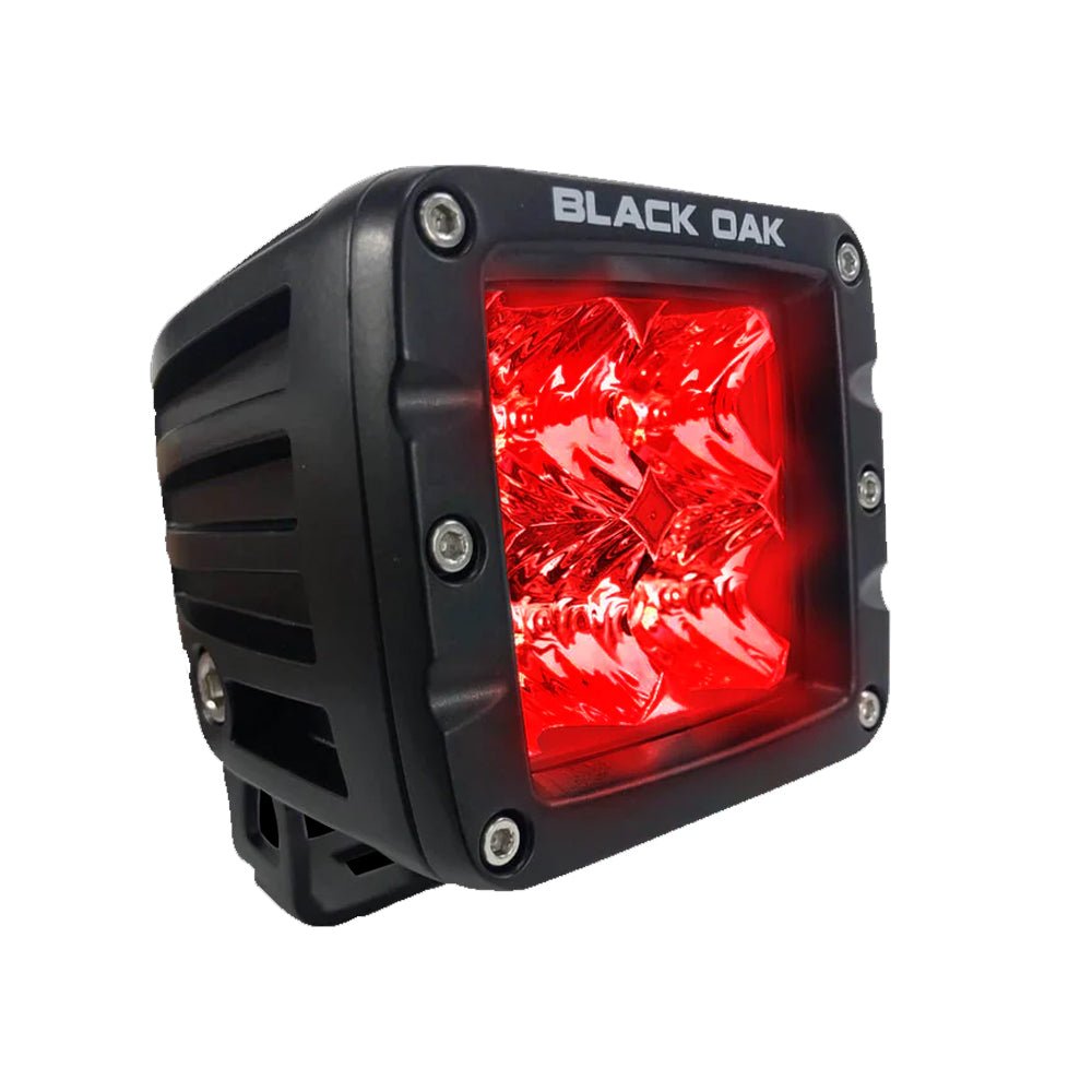 Black Oak Red Predator Hunting 2" Flood Pod - Black [2R-POD3OS] - Houseboatparts.com