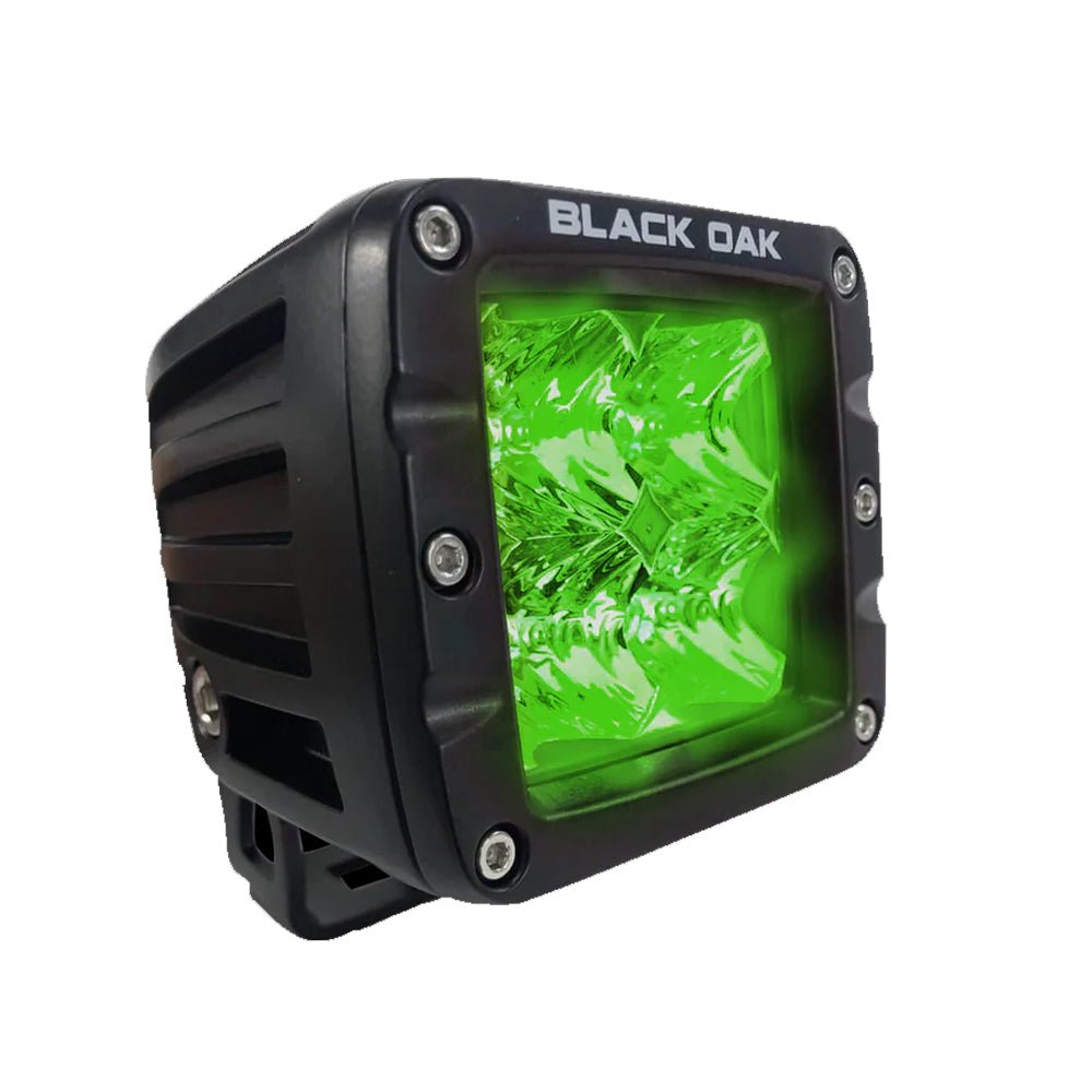 Black Oak Green Hog Hunting 2" Flood Pod - Black [2G-POD3OS] - Houseboatparts.com