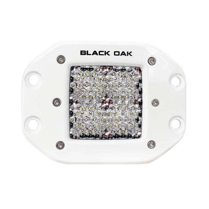 Black Oak Pro Series 2" Flush Mounted Diffused Light - White [2DM-FPOD10CR] - Houseboatparts.com