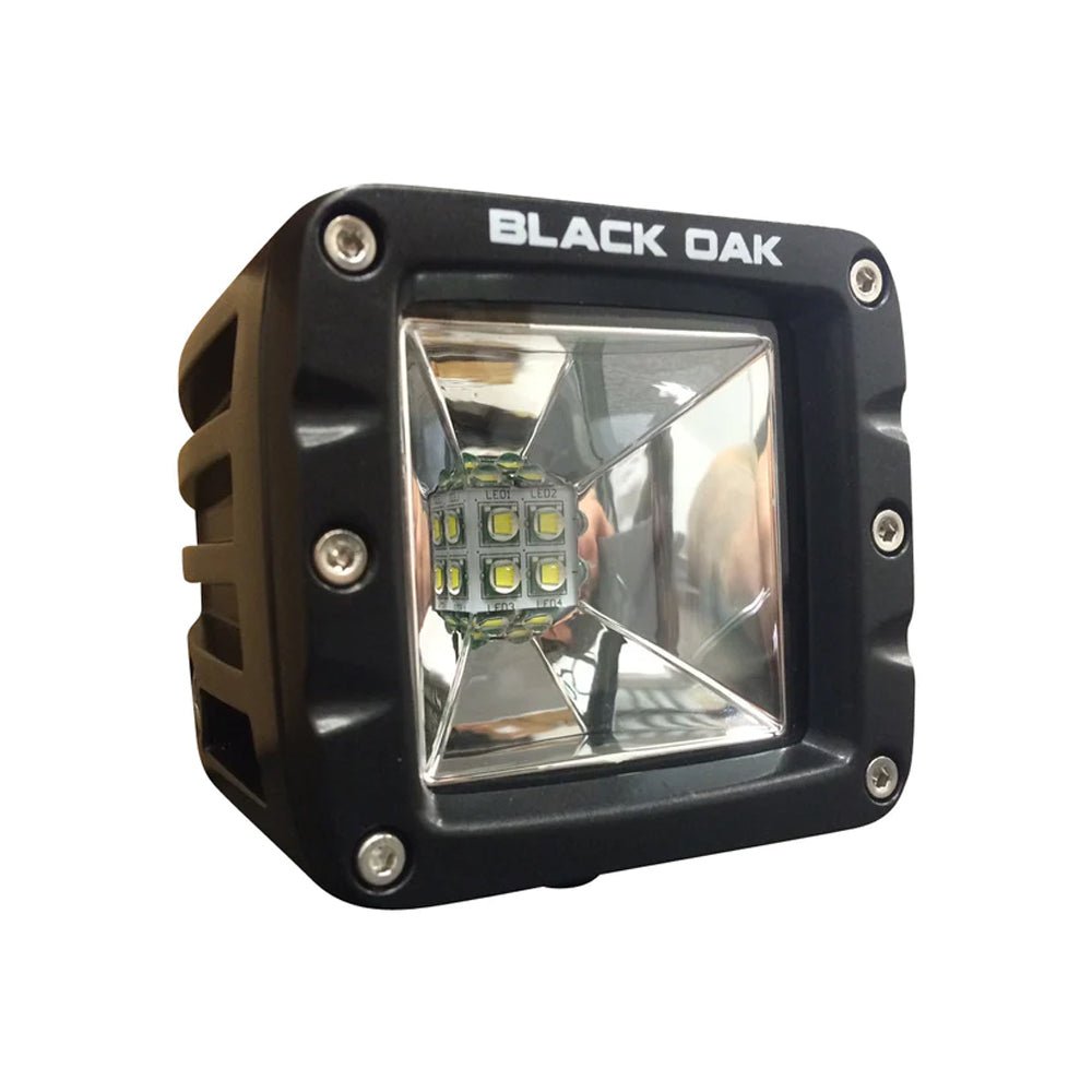 Black Oak Pro Series 2" Scene Light Pod- Black [2SL-POD10CR] - Houseboatparts.com