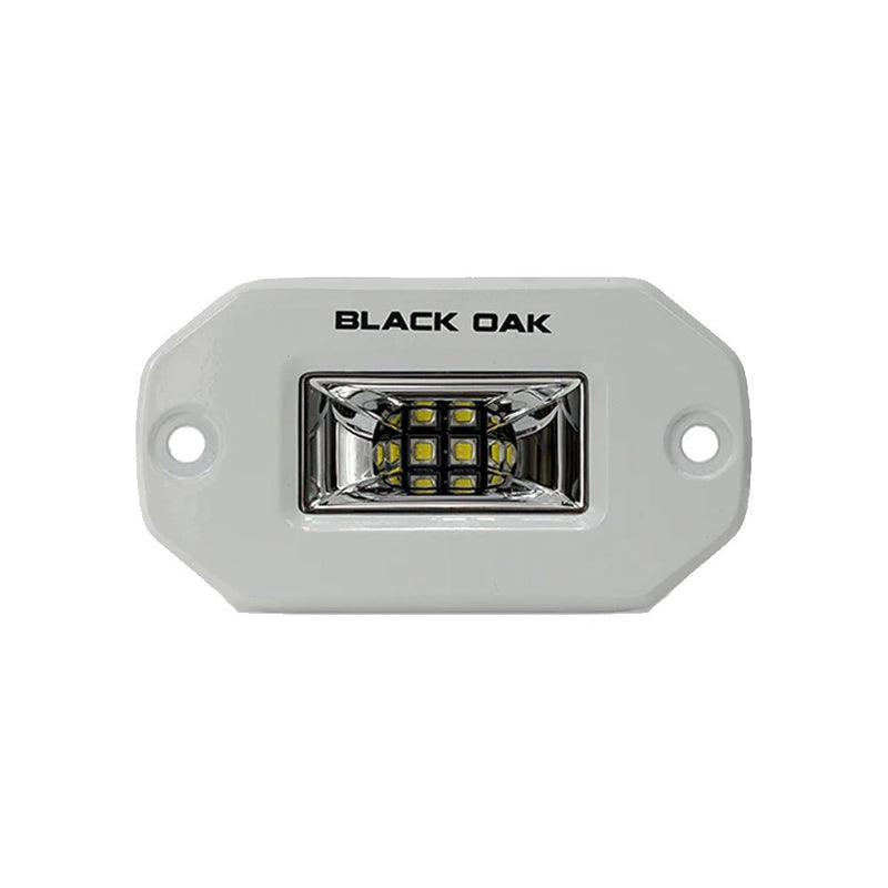 Black Oak Pro Series 2" Flush Mounted Scene Light - White [2FSL-SRPOD10CR] - Houseboatparts.com