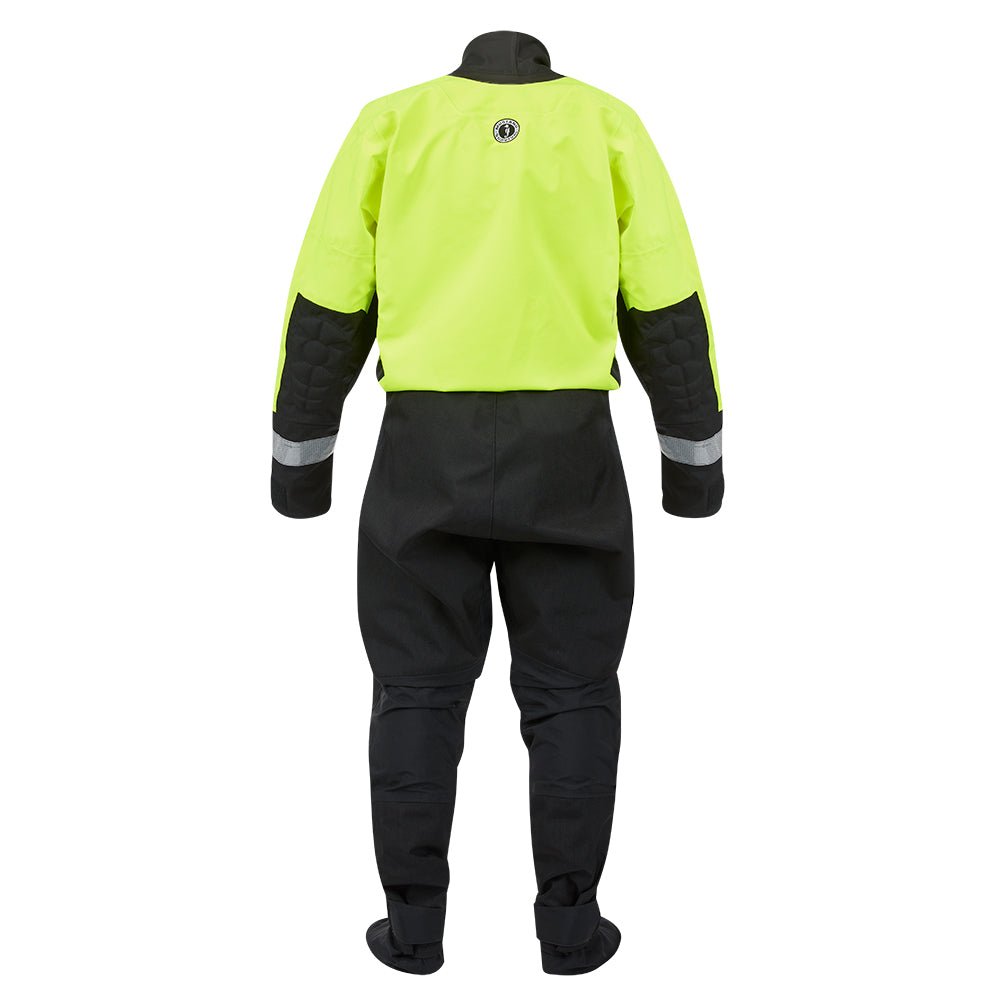 Mustang MSD576 Water Rescue Dry Suit - Fluorescent Yellow Green-Black - Large [MSD57602-251-L-101] - Houseboatparts.com