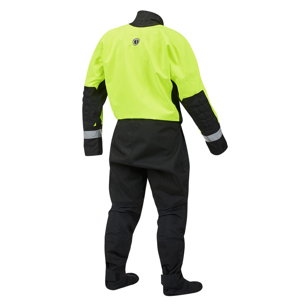 Mustang MSD576 Water Rescue Dry Suit - Fluorescent Yellow Green-Black - XL [MSD57602-251-XL-101] - Houseboatparts.com