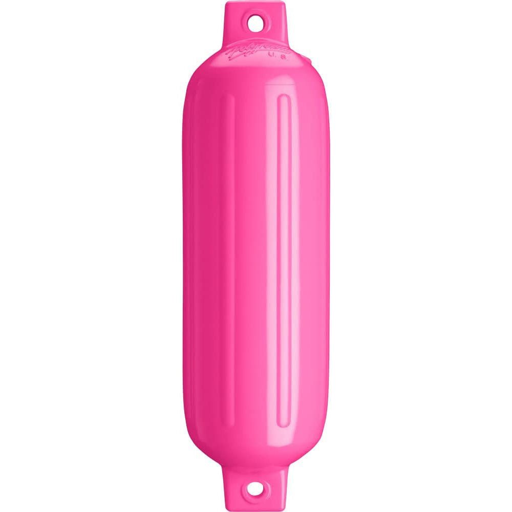 Polyform G-3 Twin Eye Fender 5.5" x 19" - Pink [G-3-PINKWO] - Houseboatparts.com