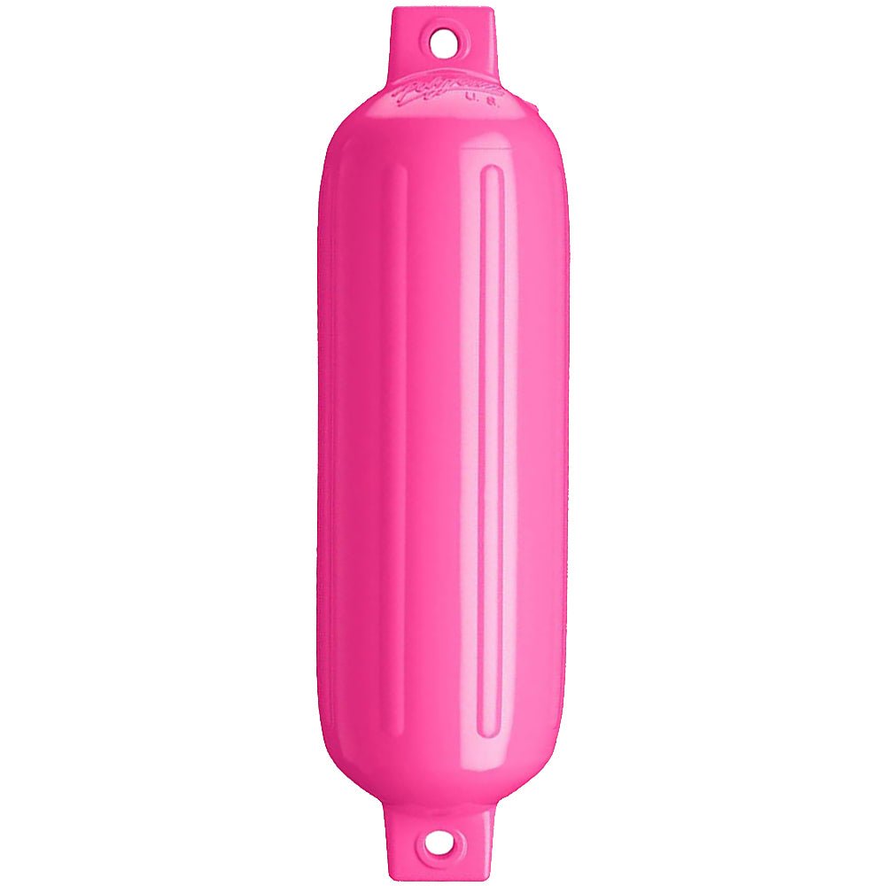 Polyform G-5 Twin Eye Fender 8.8" x 26.8" - Pink [G-5-PINKWO] - Houseboatparts.com