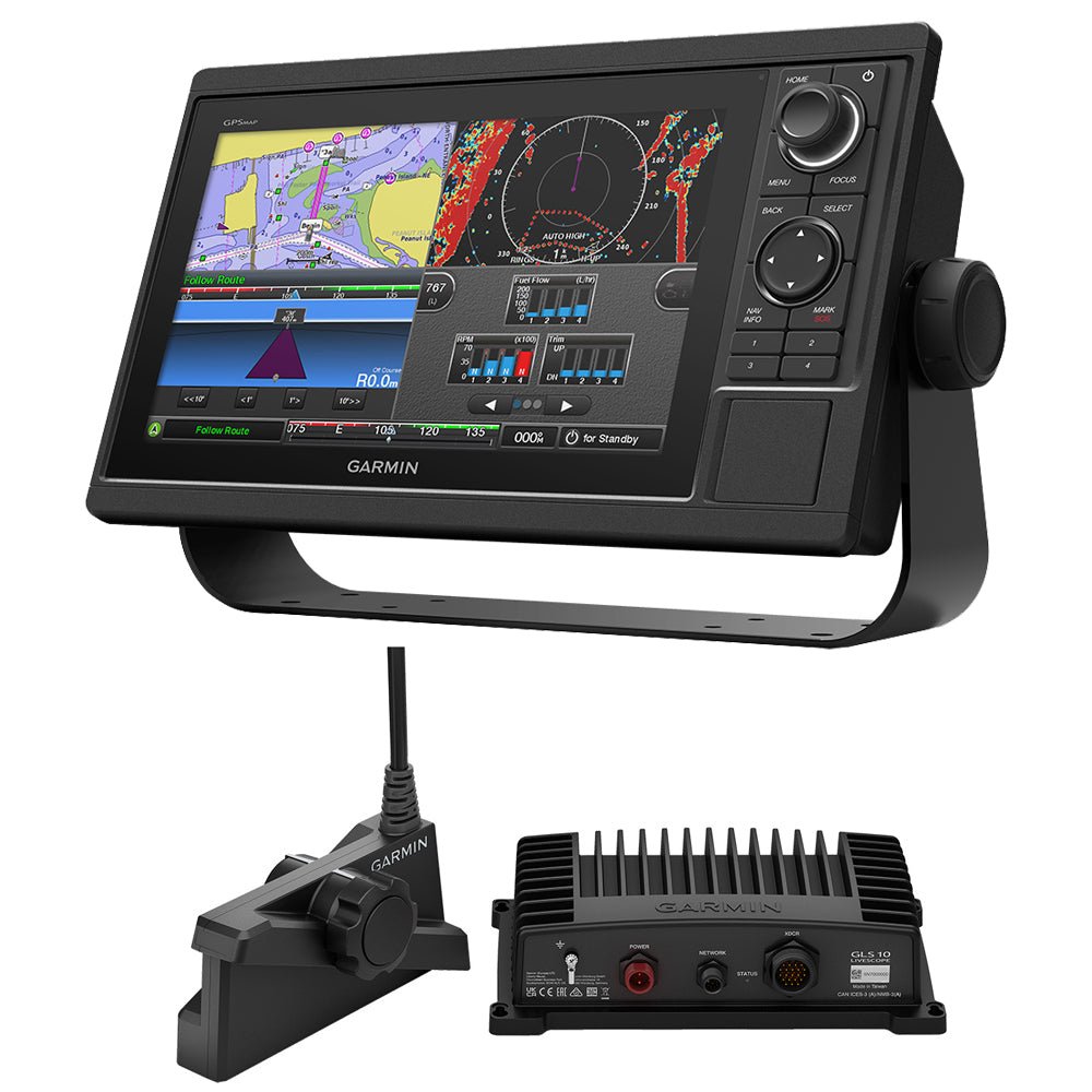 Garmin GPSMAP 1022 LiveScope Plus Bundle w/LVS34 Transducer [010-01740-00/LVS34] - Houseboatparts.com