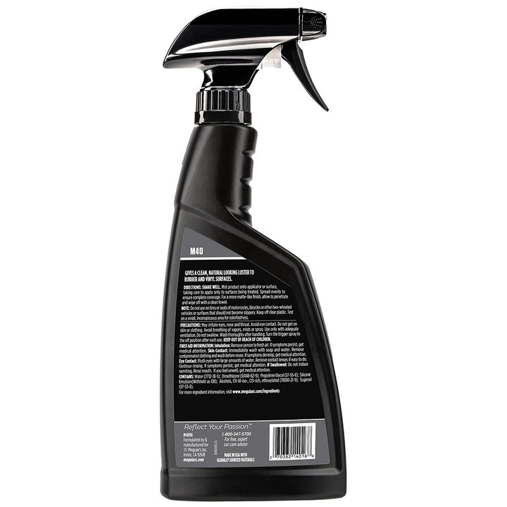 Meguiars M40 Mirror Glaze Vinyl Rubber Cleaner Conditioner - 16oz [M4016] - Houseboatparts.com