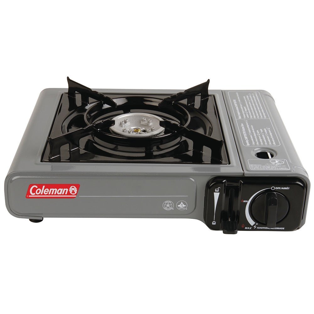 Coleman Table Top 1 Burner Butane Camping Stove - Grey [2000037885] - Houseboatparts.com