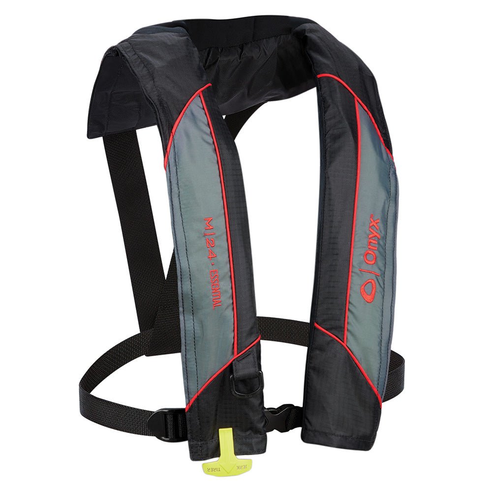 Onyx M-24 Essential Manual Inflatable Life Jacket - Red - Adult Universal [131200-100-004-23] - Houseboatparts.com