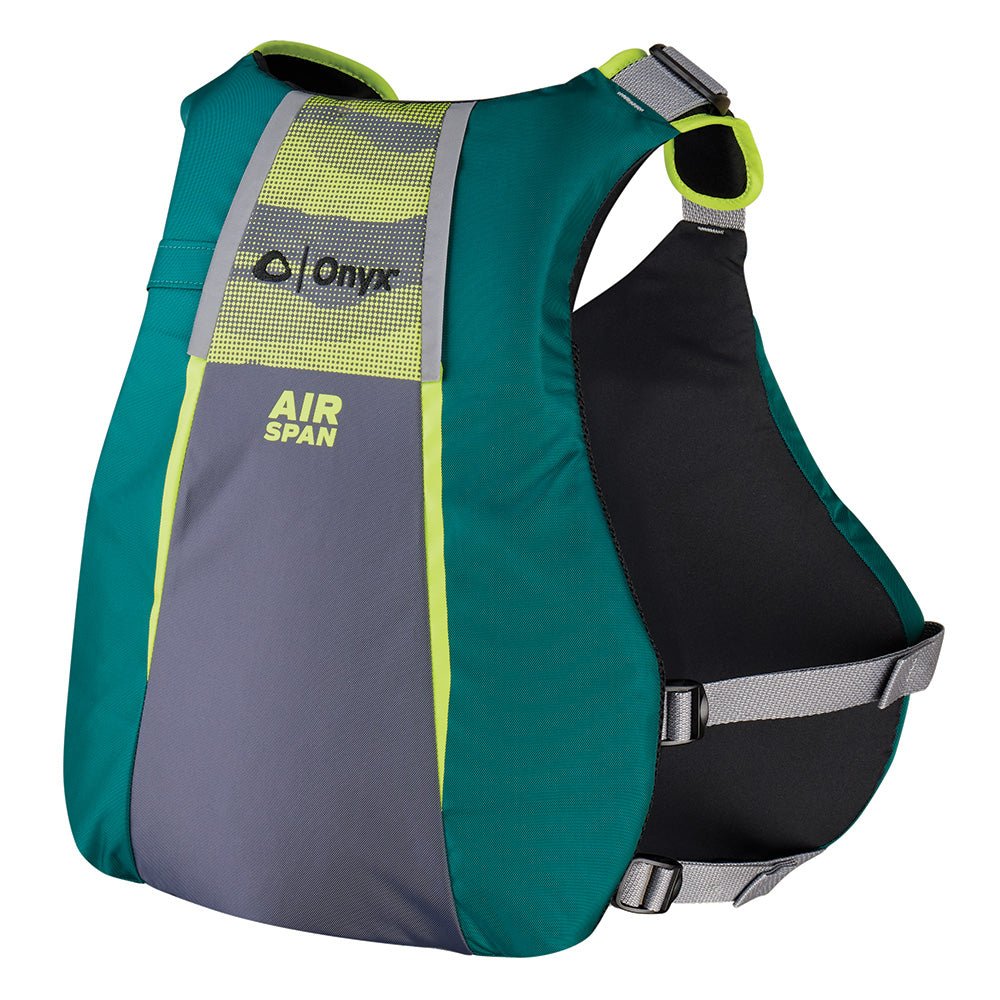 Onyx Airspan Angler Life Jacket - M/L - Green [123200-400-040-23] - Houseboatparts.com