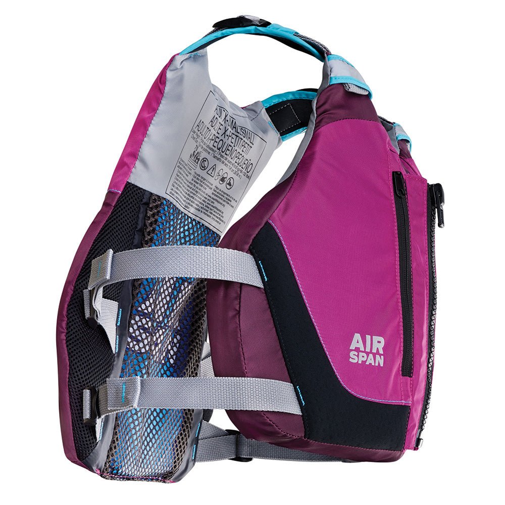 Onyx Airspan Breeze Life Jacket - XS/SM - Purple [123000-600-020-23] - Houseboatparts.com