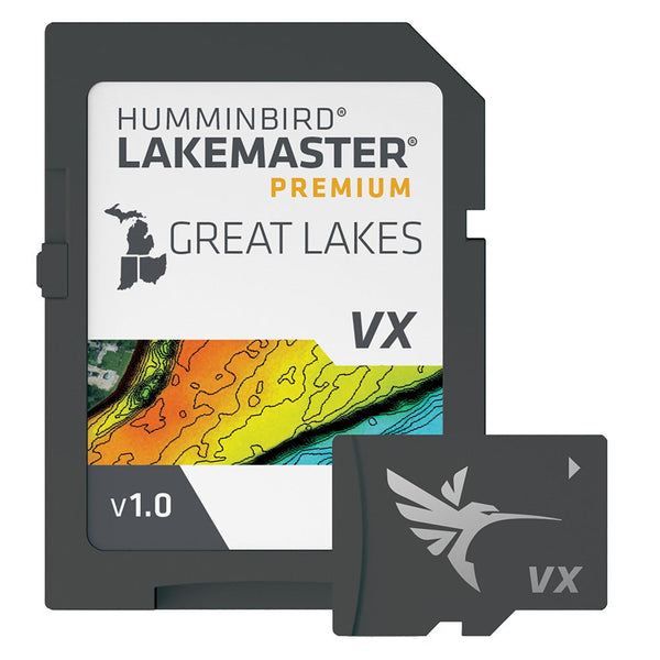 Humminbird LakeMaster VX Premium - Great Lakes [602002-1] - Houseboatparts.com