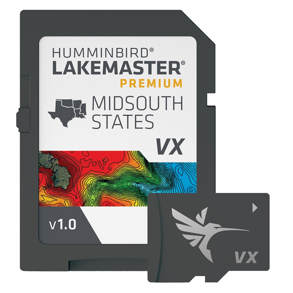 Humminbird LakeMaster VX Premium - Mid-South States [602005-1] - Houseboatparts.com