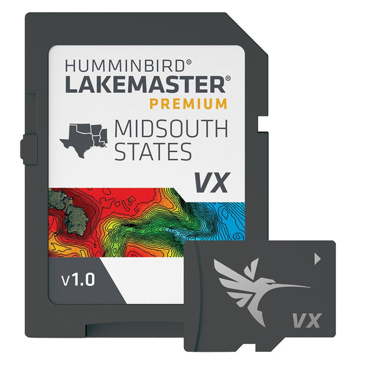 Humminbird LakeMaster VX Premium - Mid-South States [602005-1] - Houseboatparts.com
