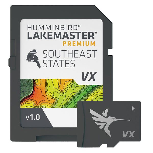 Humminbird LakeMaster VX Premium - Southeast [602008-1] - Houseboatparts.com