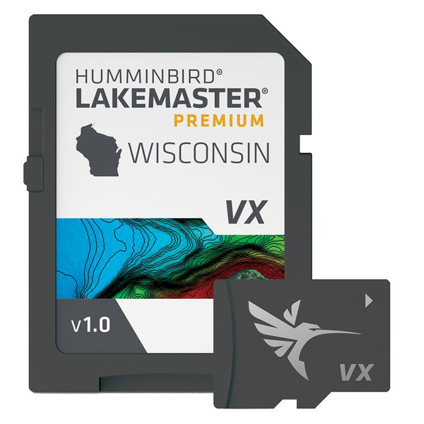 Humminbird LakeMaster VX Premium - Wisconsin [602010-1] - Houseboatparts.com