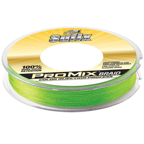 Sufix ProMix Braid - 15lb - Neon Lime - 300 yds [630-115L] - Houseboatparts.com
